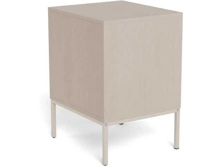 AC Design Nachttisch Palmdale Grau, 45.6 x 40 x 61 cm