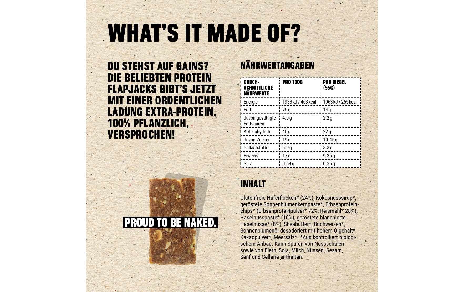 PEAK PUNK Bio Protein Bar Crunchy Hazelnut 12 x 55 g