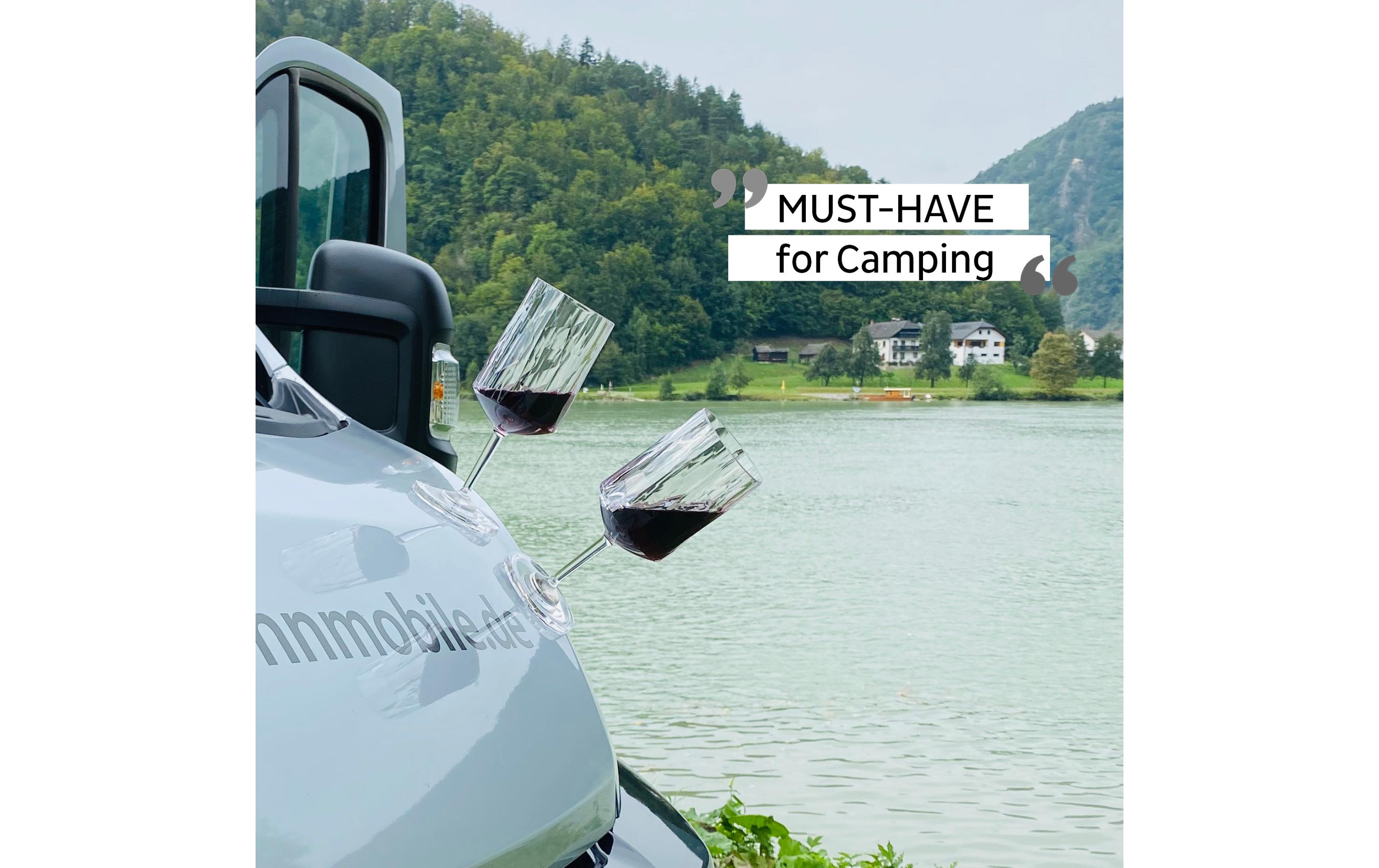 Silwy Magnet-Kunststoffgläser Wein