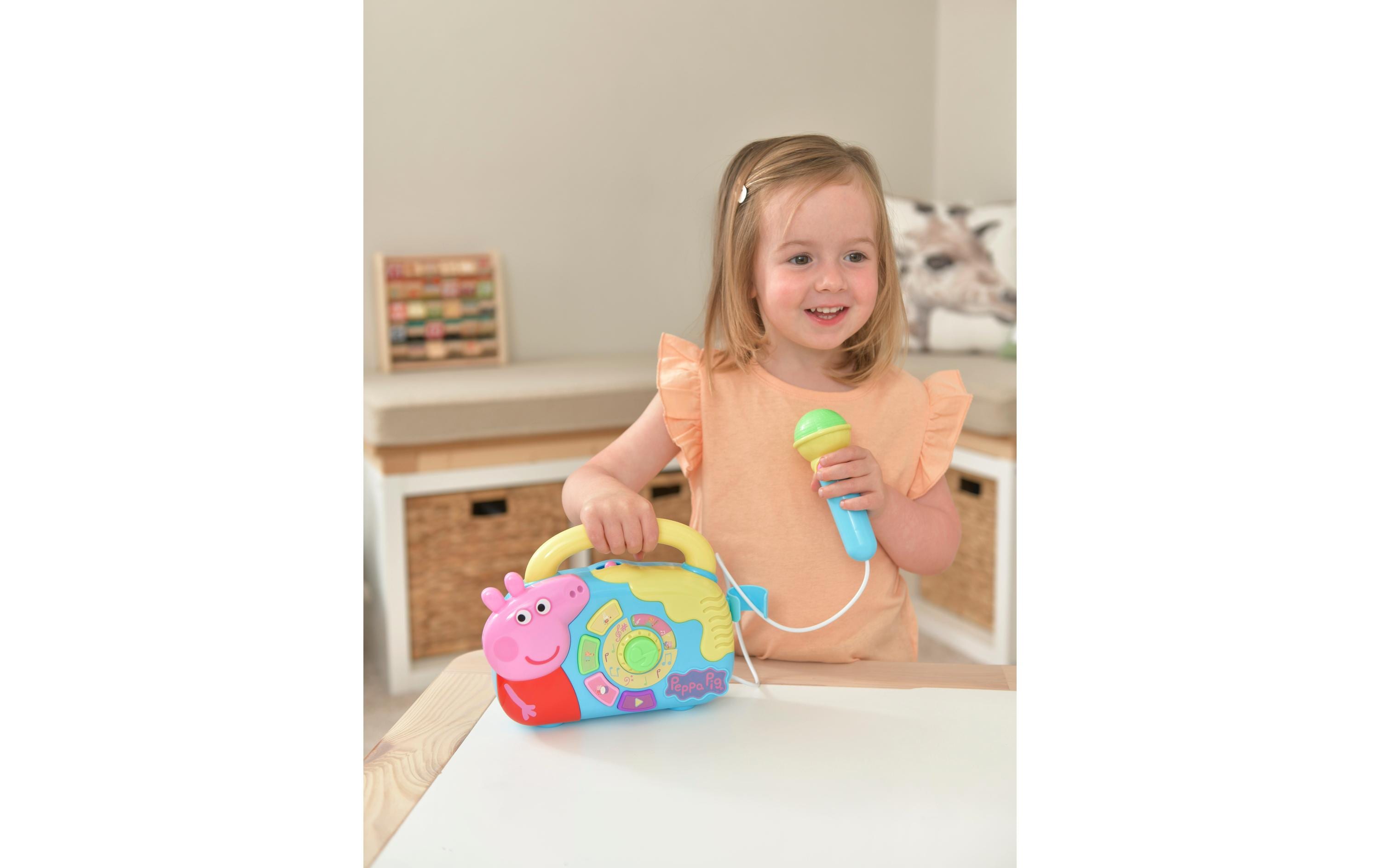 HTI Musikspielzeug Peppa Pig Boombox