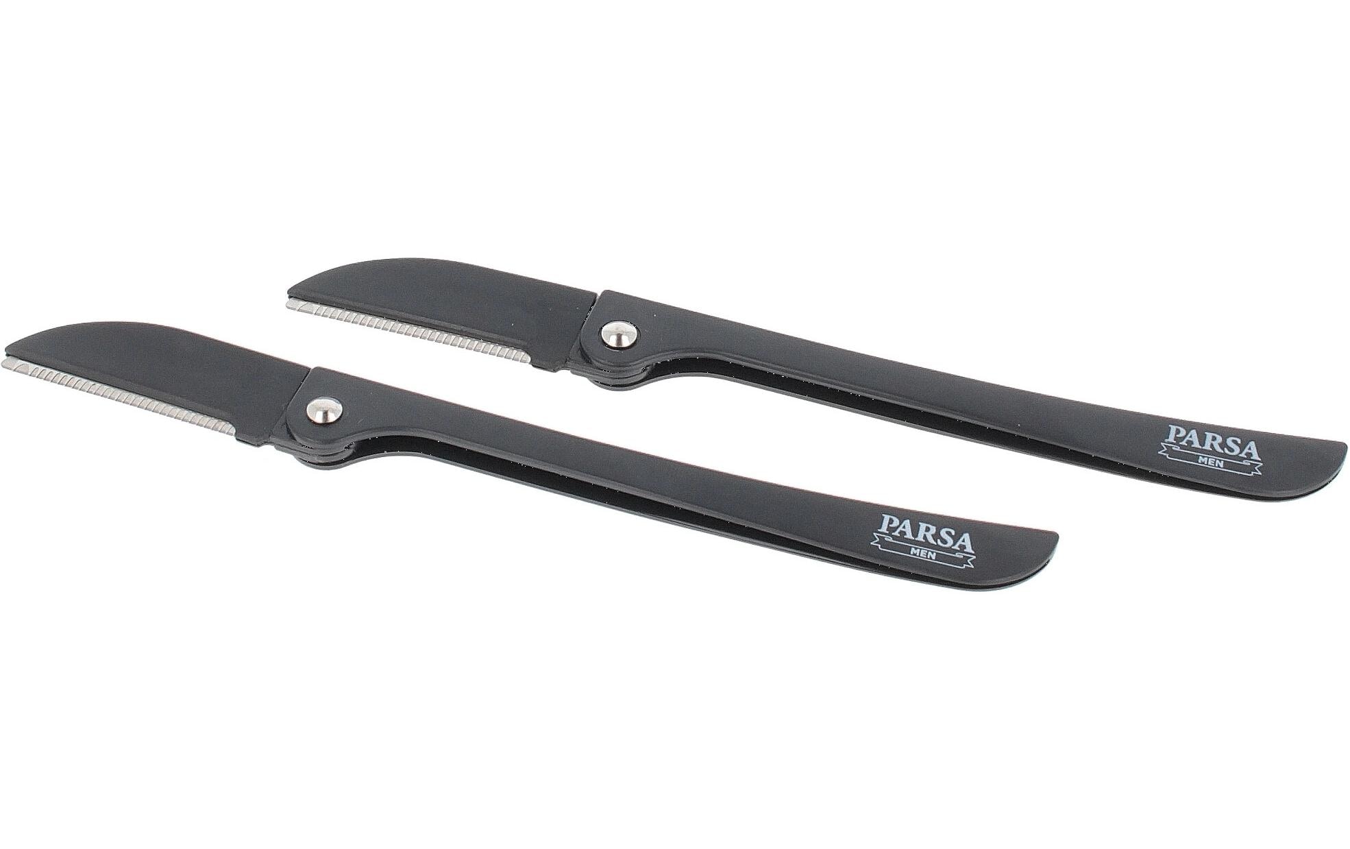 Parsa Beauty Men Haar- und Bartmesser Schwarz, 2er-Set