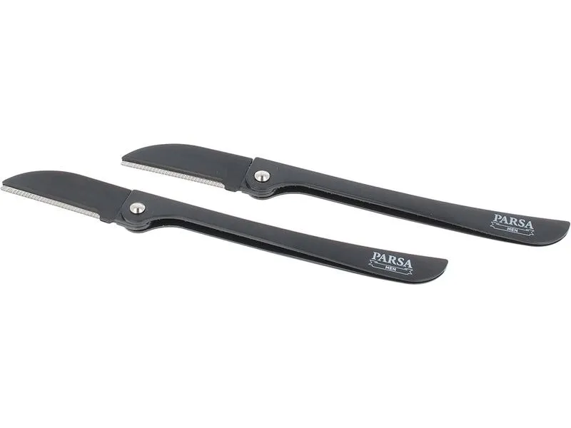 Parsa Beauty Men Haar- und Bartmesser Schwarz, 2er-Set