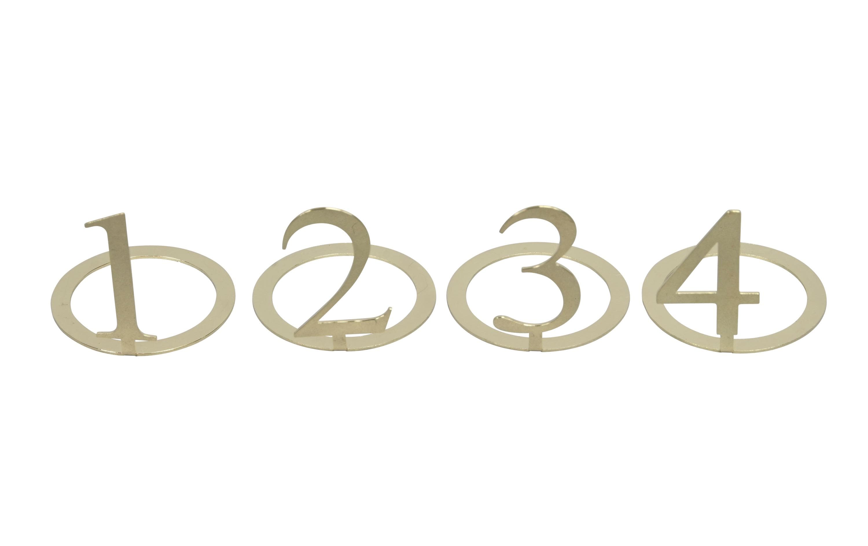 COCON Kerzenring Gold, 4 Stück