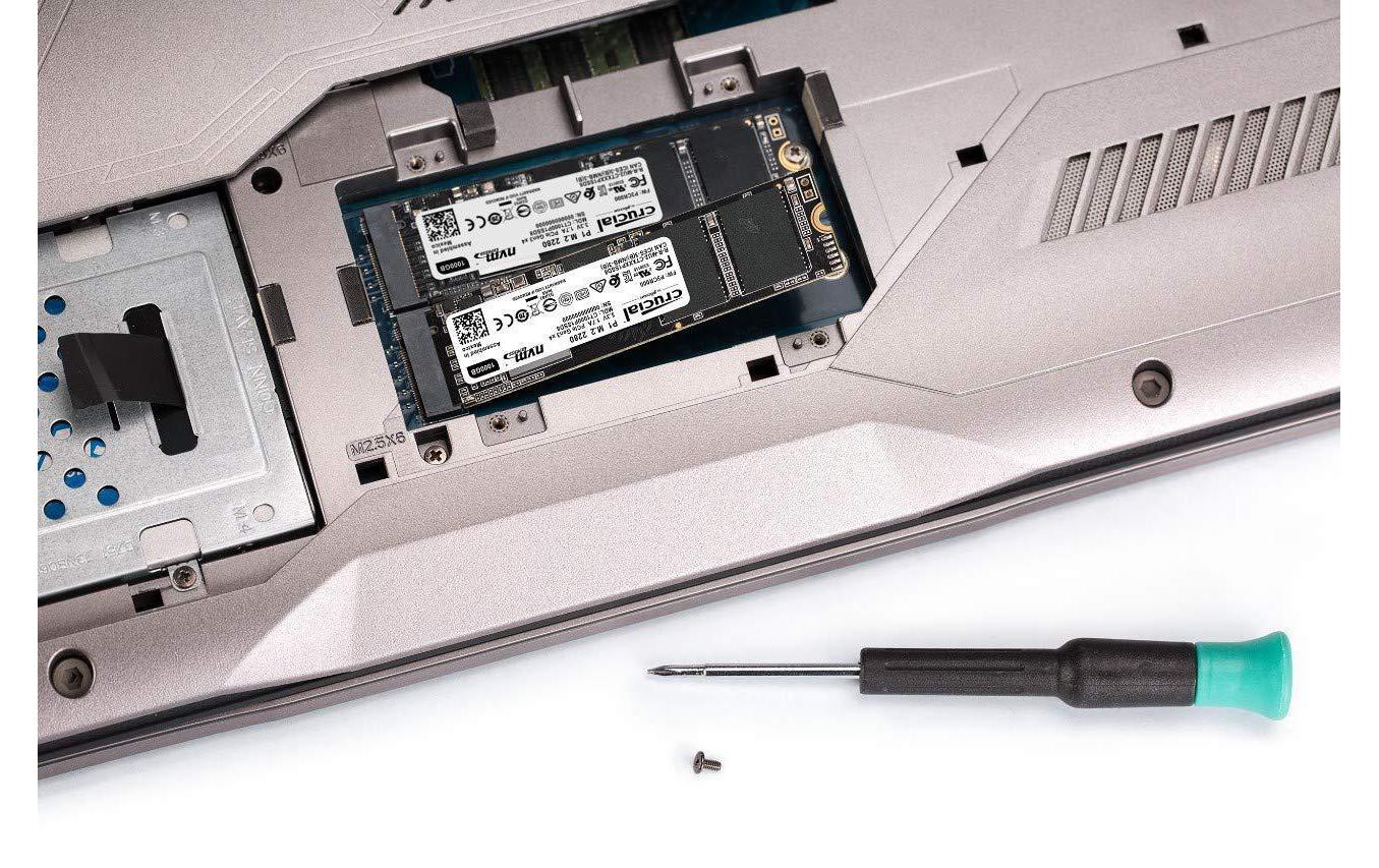 Crucial SSD P1 3D NAND NVMe M.2 2280 NVMe 2000 GB