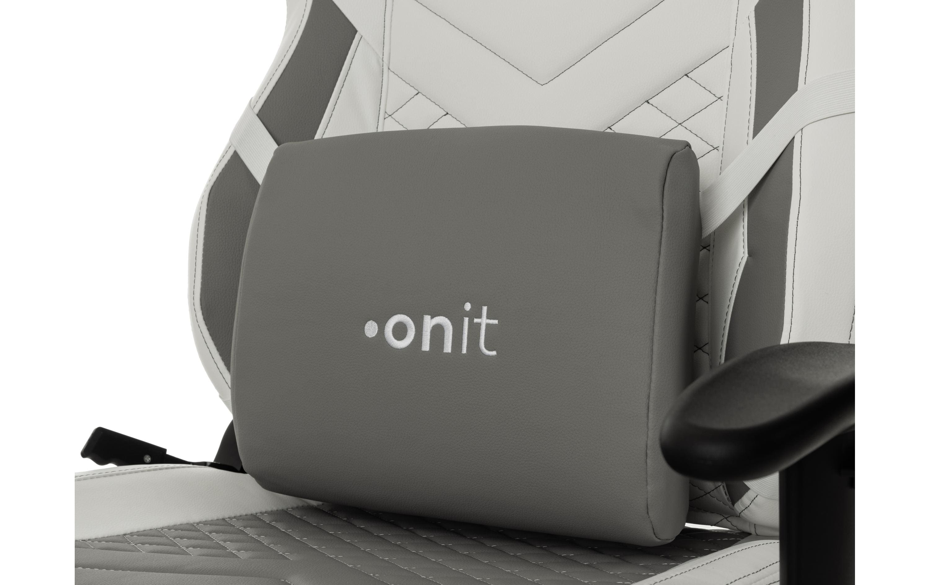 onit Gaming-Stuhl Weiss/Grau