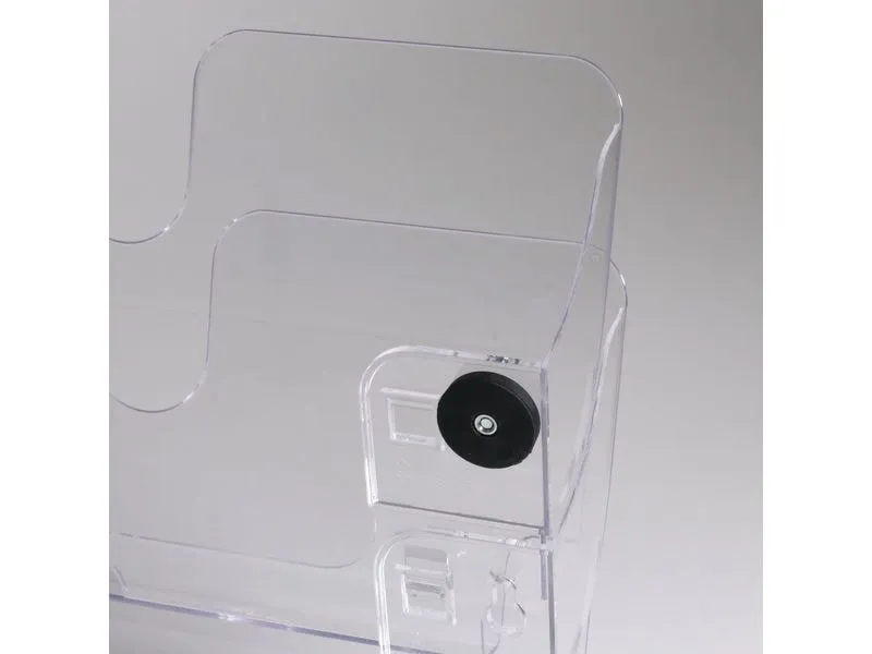 DURABLE Prospektständer Flexiplus 2-er, Transparent, A4 DURABLE Prospektständer Flexiplus 2-er, Transparent, A4