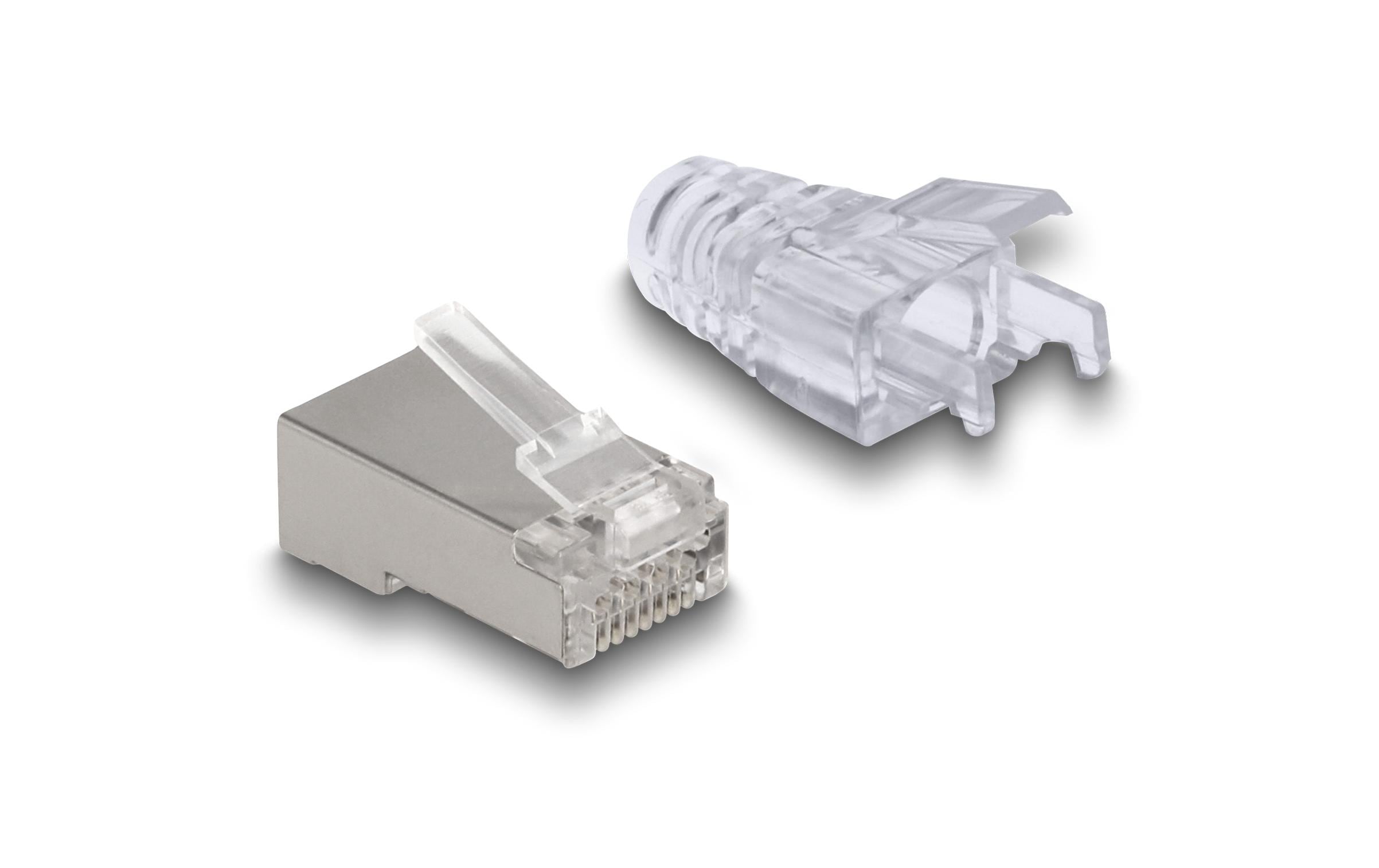 Delock Stecker RJ45, FTP, Cat.6 50 Stück, Transparent Delock Stecker RJ45, FTP, Cat.6 50 Stück, Transparent