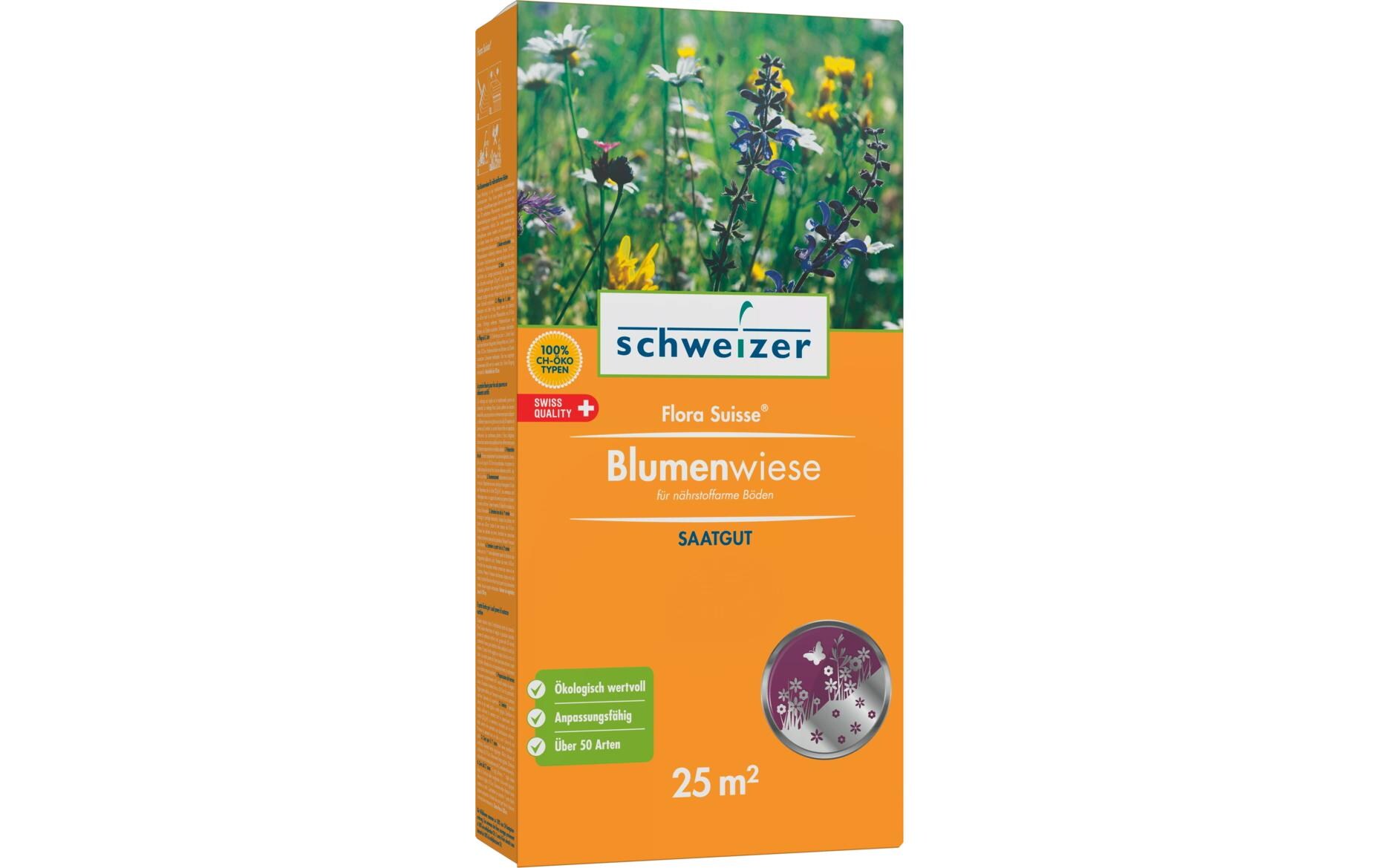 Eric Schweizer Saatgut Blumenwiese Flora Suisse, 500 g Eric Schweizer Saatgut Blumenwiese Flora Suisse, 500 g
