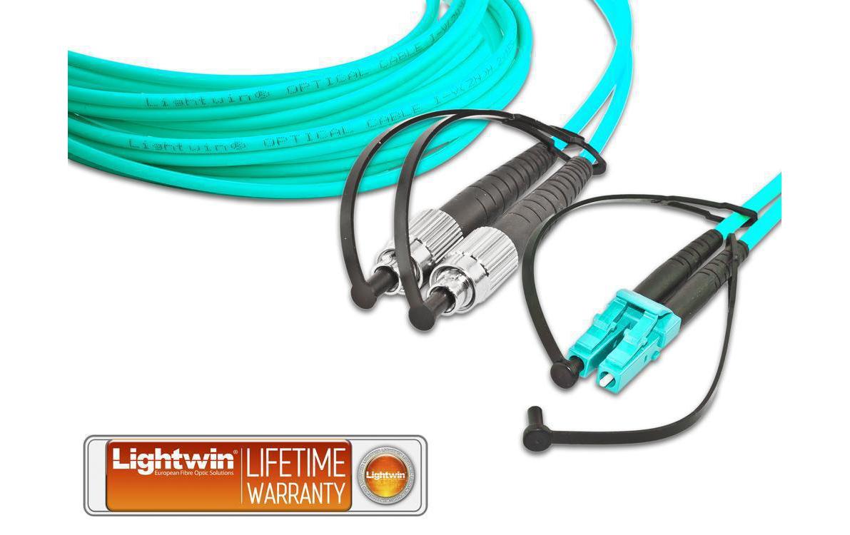 Lightwin LWL-Patchkabel FC-LC, Multimode, OM3, 1m Lightwin LWL-Patchkabel FC-LC, Multimode, OM3, 1m