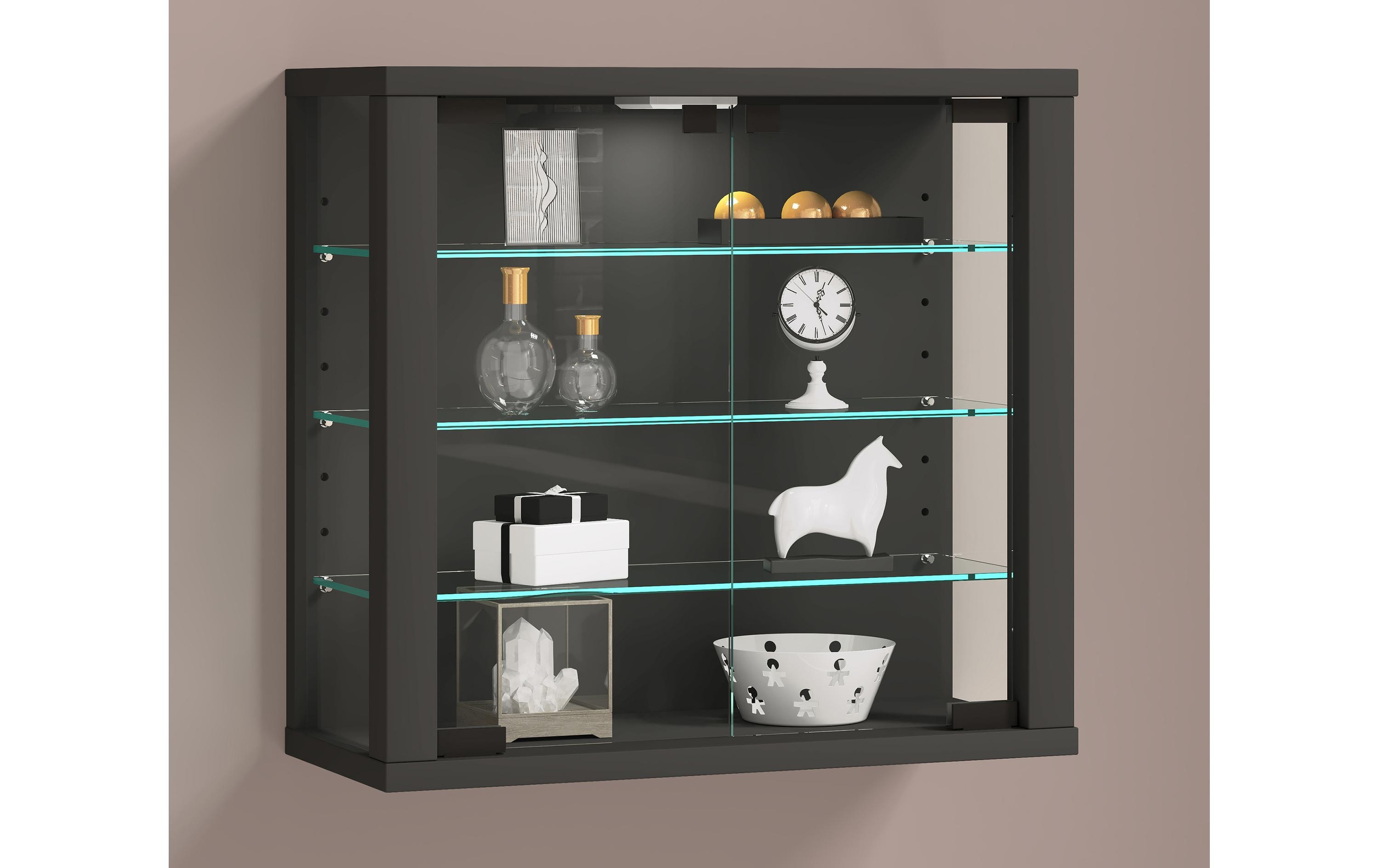 VCM Vitrine Vitrosa S 42.6 x 39.9 cm, Anthrazit