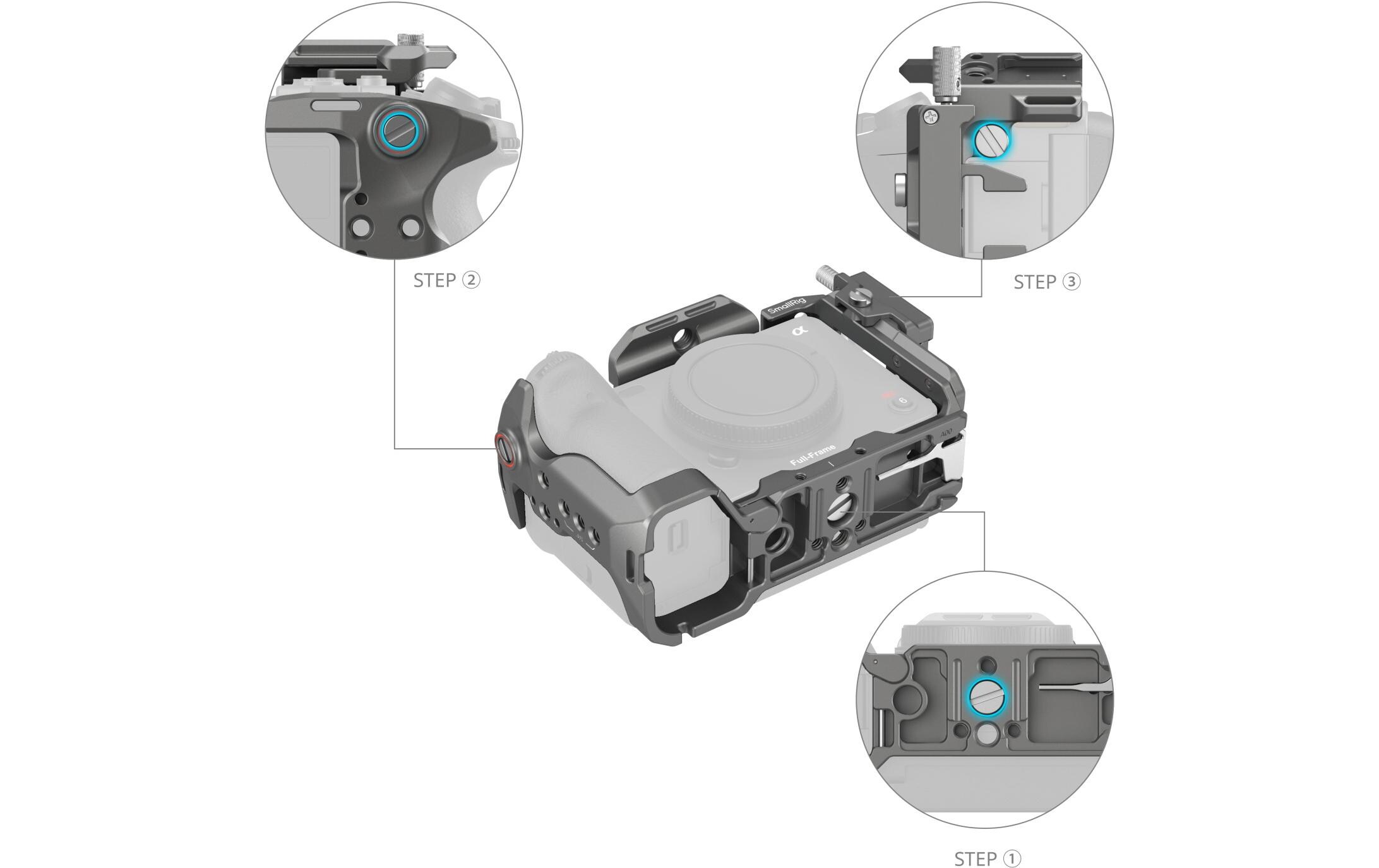 Smallrig Cage HawkLock Quick Release Kit für Sony FX3 / FX30