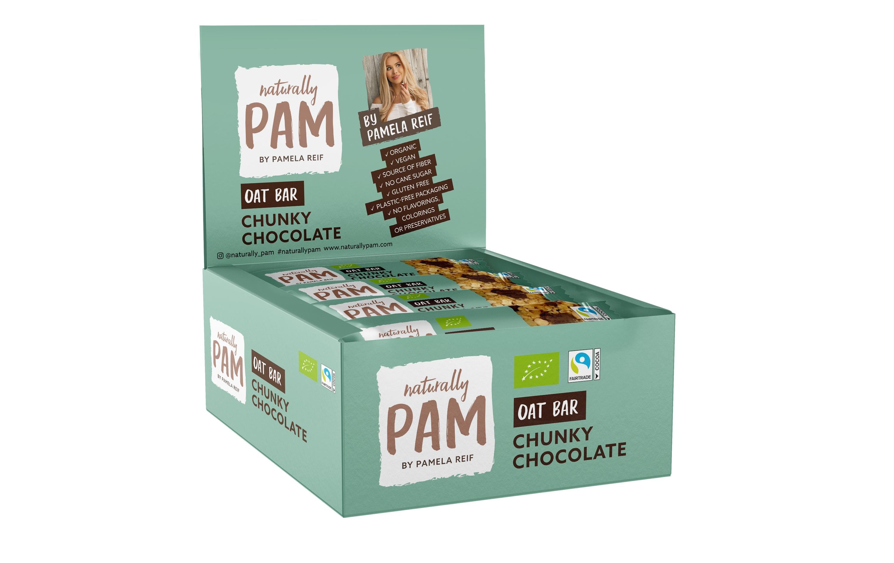 Naturally Pam Riegel Bio Oat Chunky Chocolate 12 x 40 g