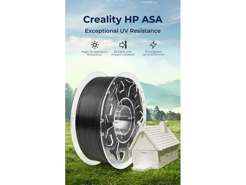 Creality Filament HP ASA, Schwarz 1.75 mm 1 kg