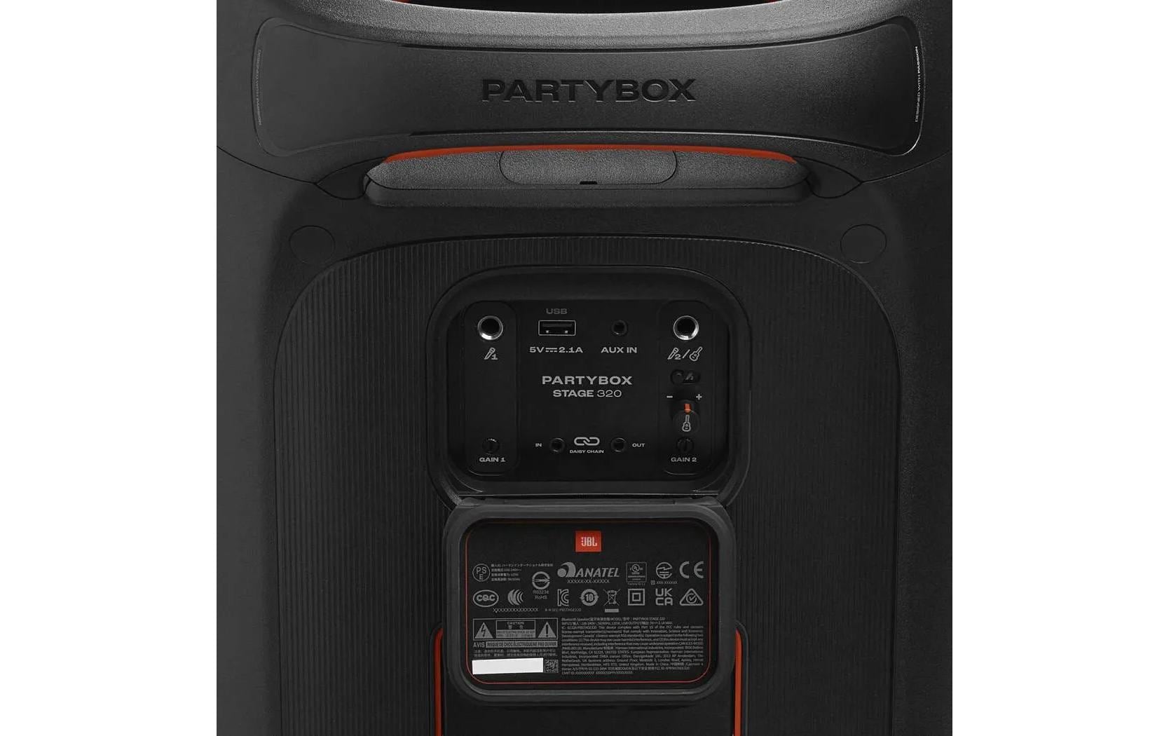 JBL Bluetooth Speaker Partybox Stage 320 Schwarz