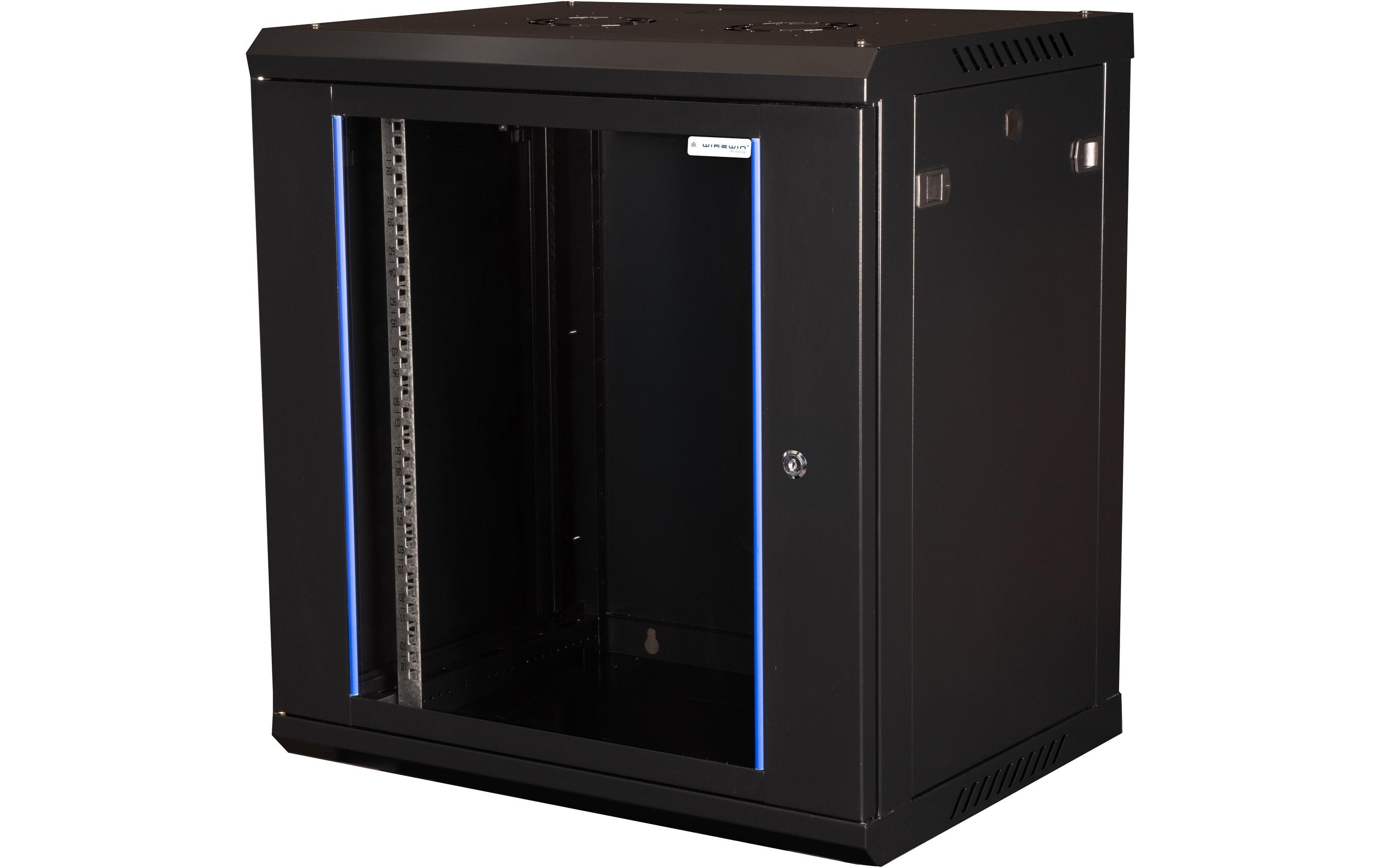 Wirewin Wandschrank 600X450X9U Pro 3rd Gen 19 / 9HE / Schwarz Wirewin Wandschrank 600X450X9U Pro 3rd Gen 19 / 9HE / Schwarz