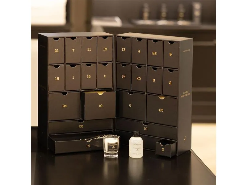 Cerería Mollá Giftset Advent Calendar Schwarz, Geschenkset Cerería Mollá Giftset Advent Calendar Schwarz, Geschenkset