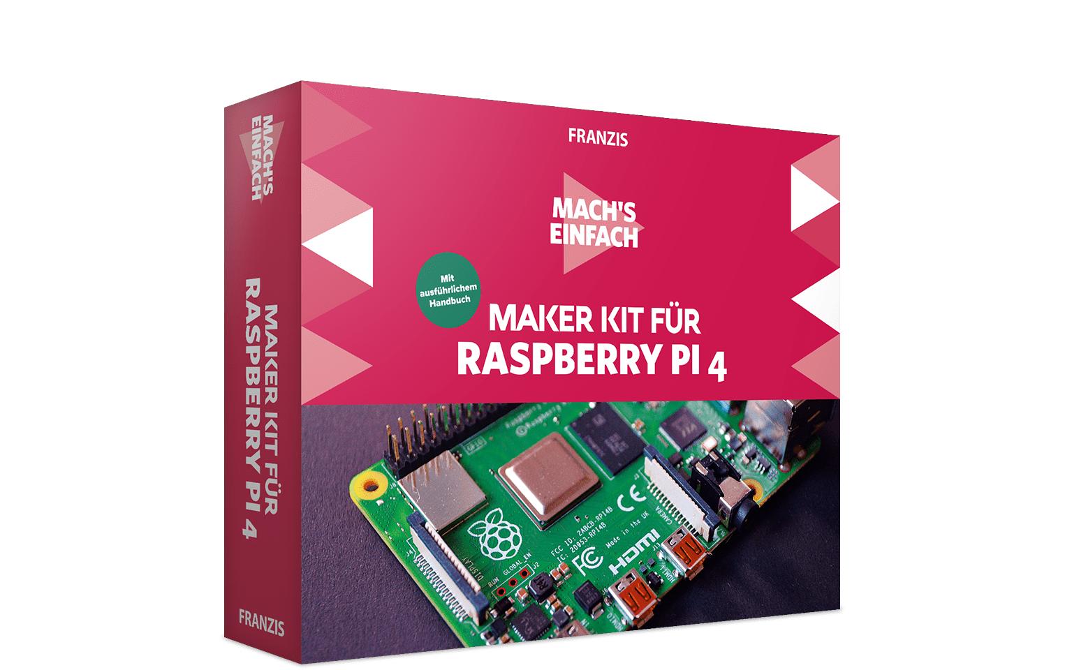 Franzis Zubehör Set Maker Kit für Raspberry Pi 4 Franzis Zubehör Set Maker Kit für Raspberry Pi 4