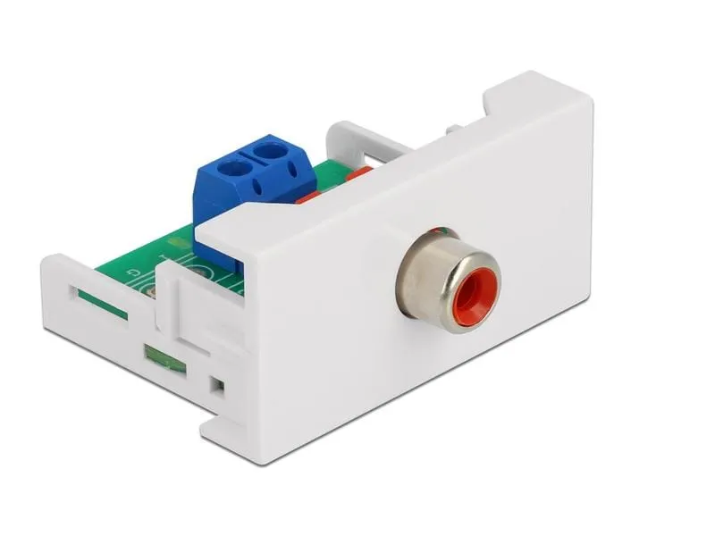 Delock Easy 45 Modul 22.5 x 45 mm Spezial - Cinch Delock Easy 45 Modul 22.5 x 45 mm Spezial - Cinch