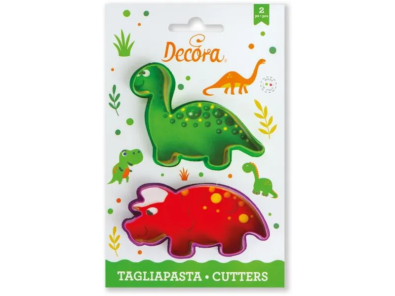 Decora Guetzli-Ausstecher-Set Mini 2 Stück, Dino Decora Guetzli-Ausstecher-Set Mini 2 Stück, Dino