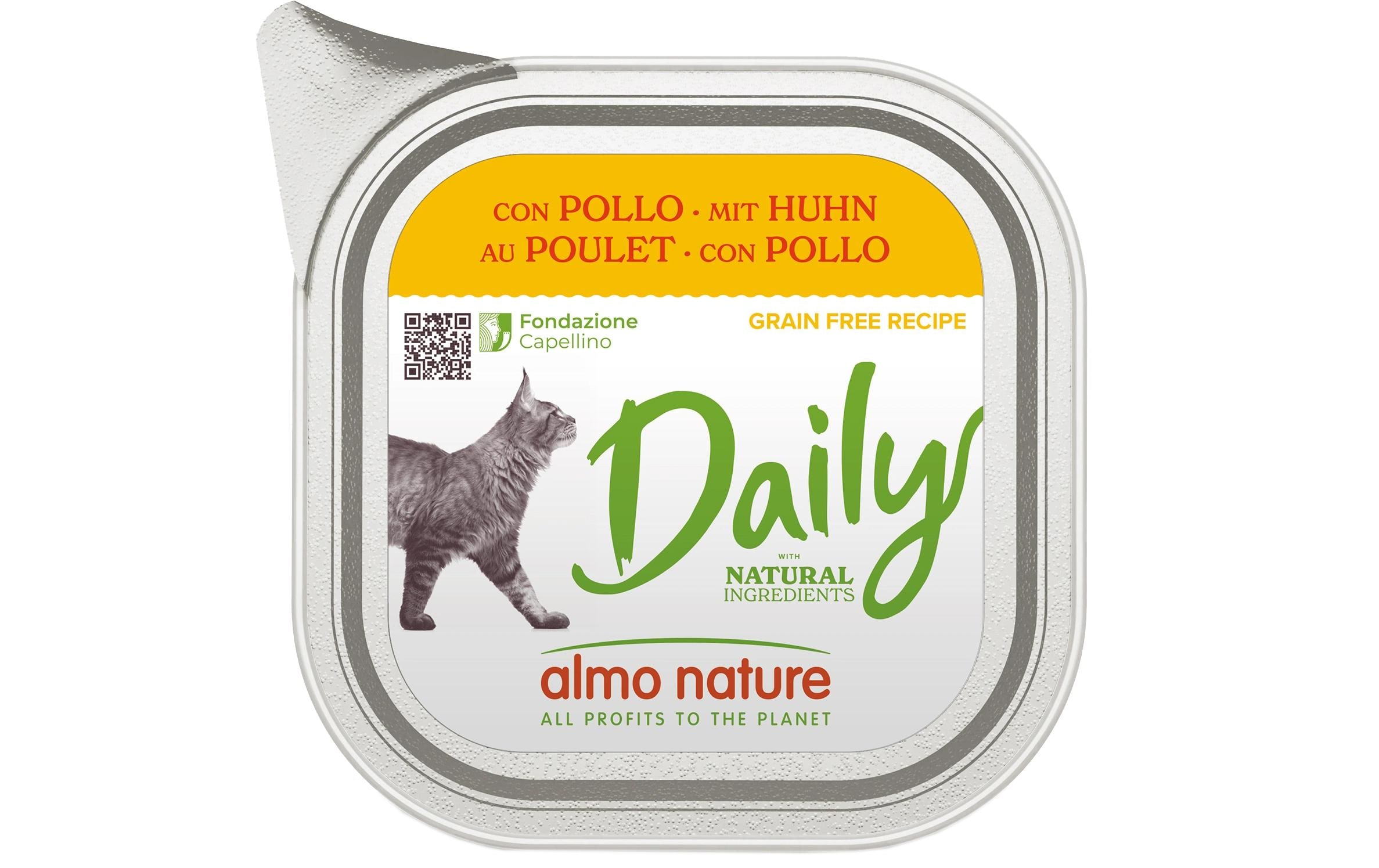 Almo Nature Nassfutter Daily mit Huhn 32 x 100g