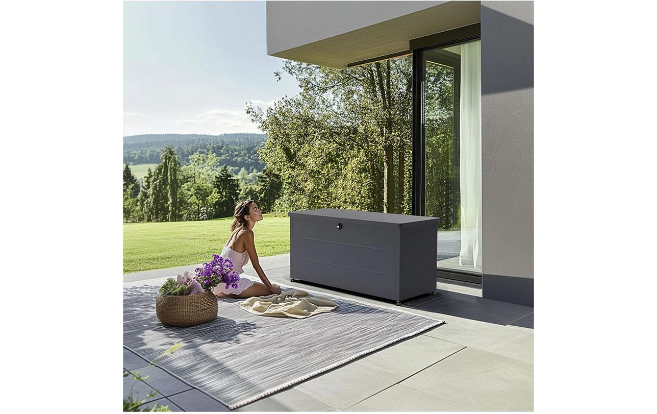 Holmberg Gartenbox 1150 x 500 x 575 mm Schwarz