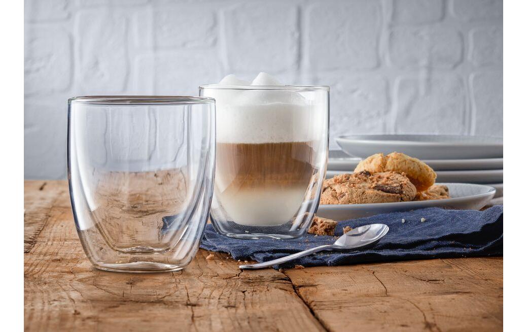 WMF Cappuccinotasse Kult 250 ml, 2 Stück, Transparent