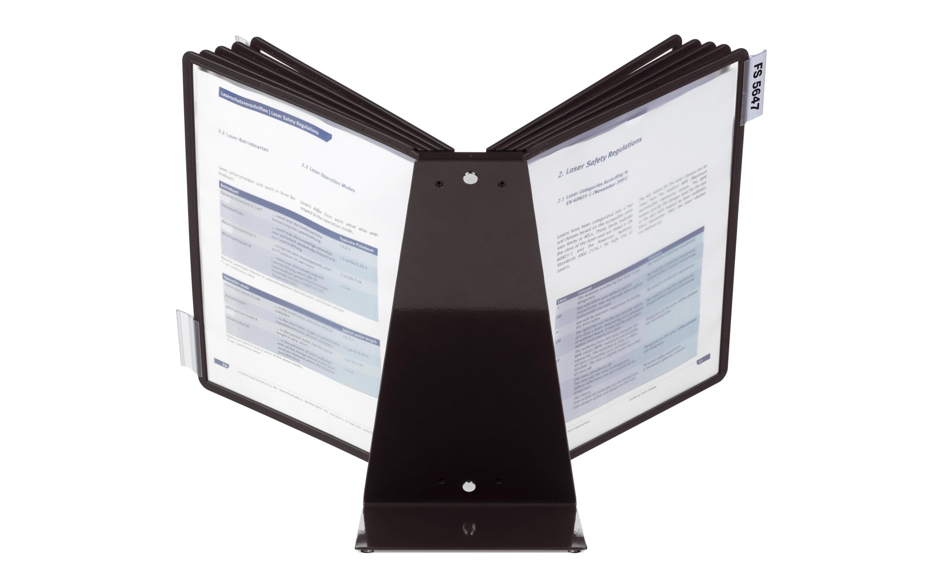 DURABLE Dokumentenhalter Vario Table 10 Schwarz