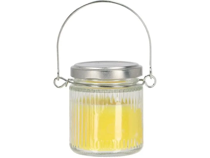 Esschert Design Citronella Kerze im Glas-Hänger 1 Stück Esschert Design Citronella Kerze im Glas-Hänger 1 Stück
