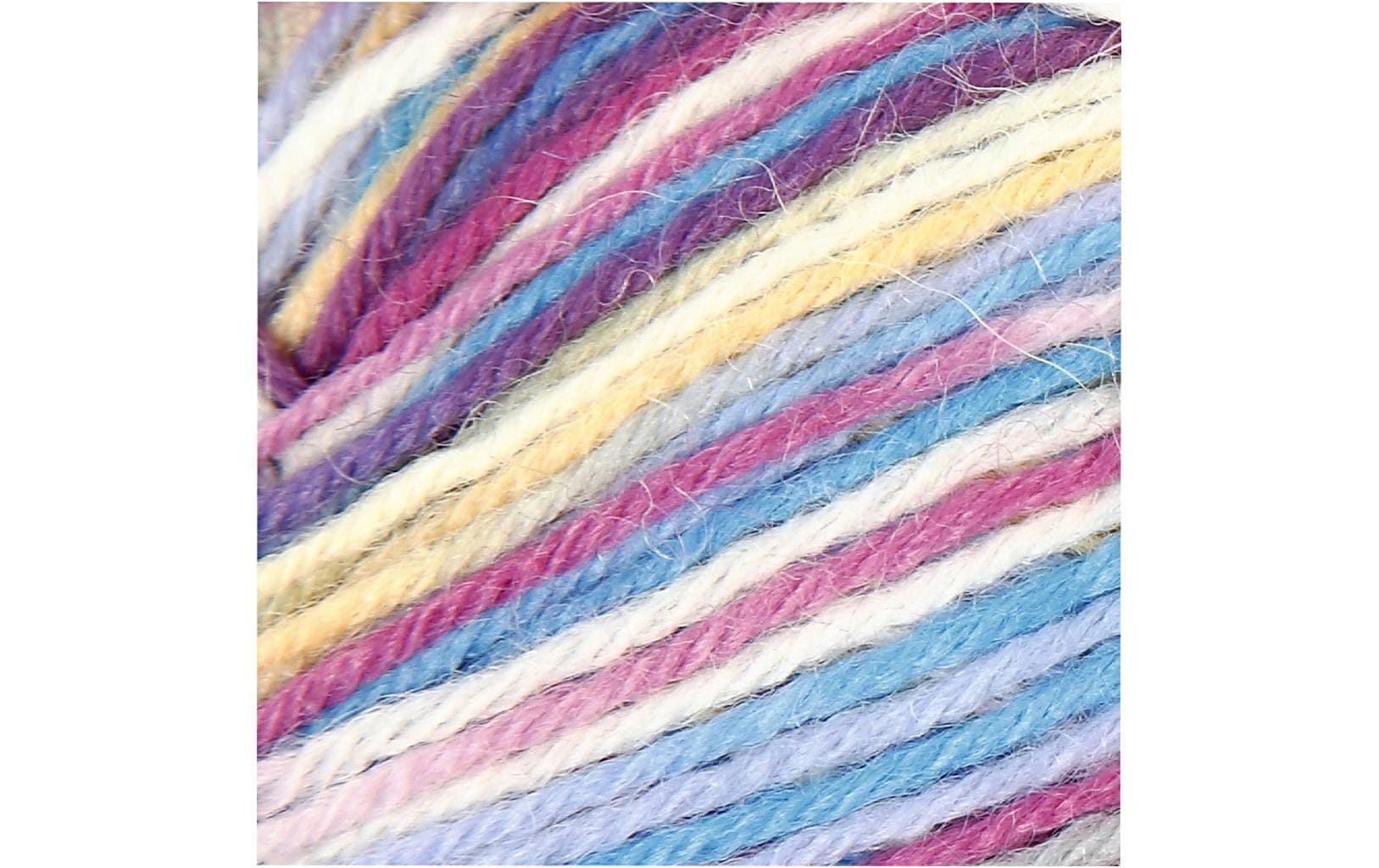 Creativ Company Wolle 50 g für Socken, Creme/Lila Creativ Company Wolle 50 g für Socken, Creme/Lila