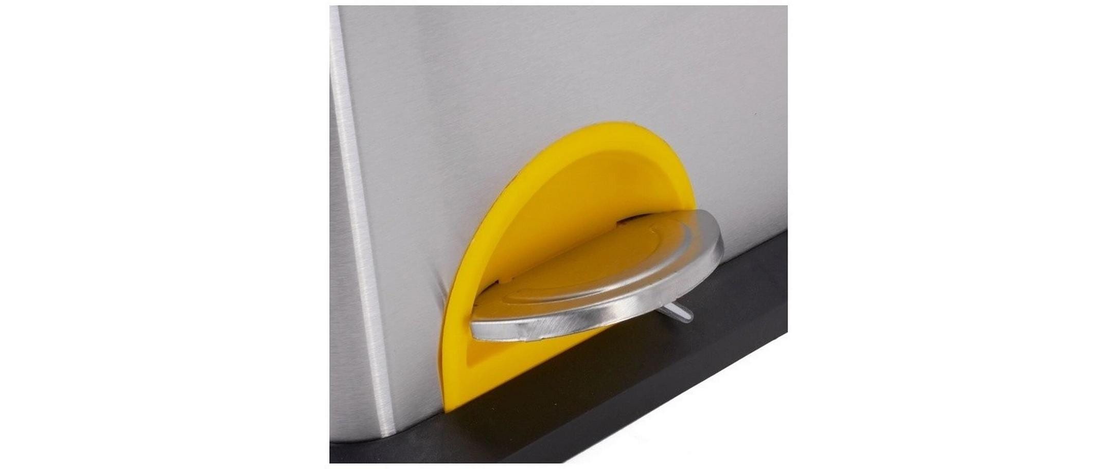 MSV Recyclingbehälter 24 l, Grau/Schwarz