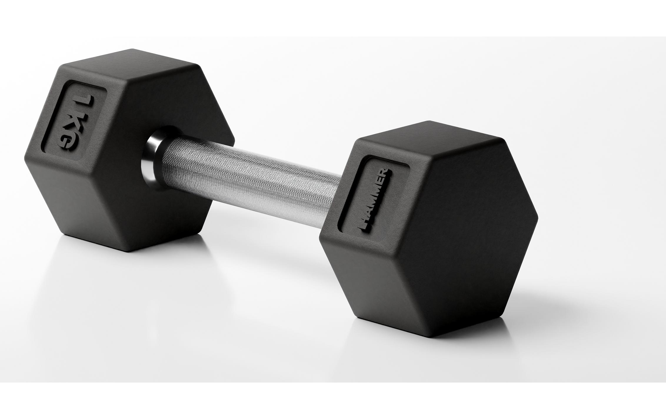 HAMMER Kurzhantel Hexagon PRO 1 x 1 kg HAMMER Kurzhantel Hexagon PRO 1 x 1 kg