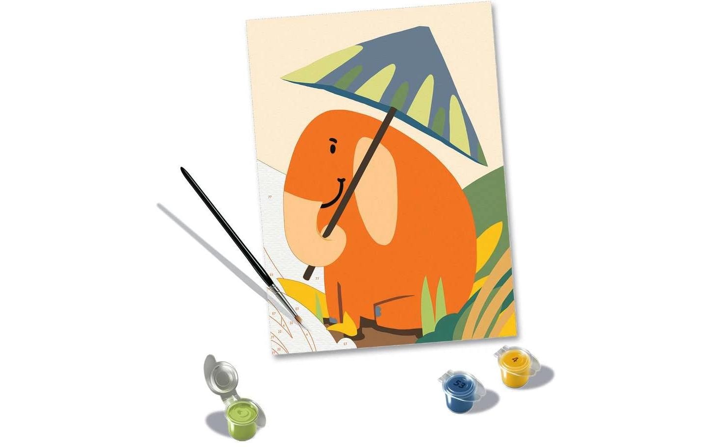 Ravensburger Malen nach Zahlen CreArt – Hello Elephant