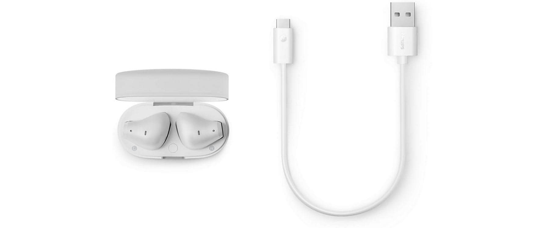 Philips True Wireless In-Ear-Kopfhörer TAT2139WT/00 Weiss