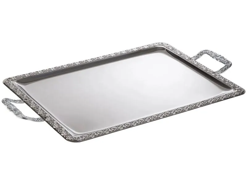 APS Servierplatte Tablett Schöner Essen mit Griff 62 x 36 x 3 cm