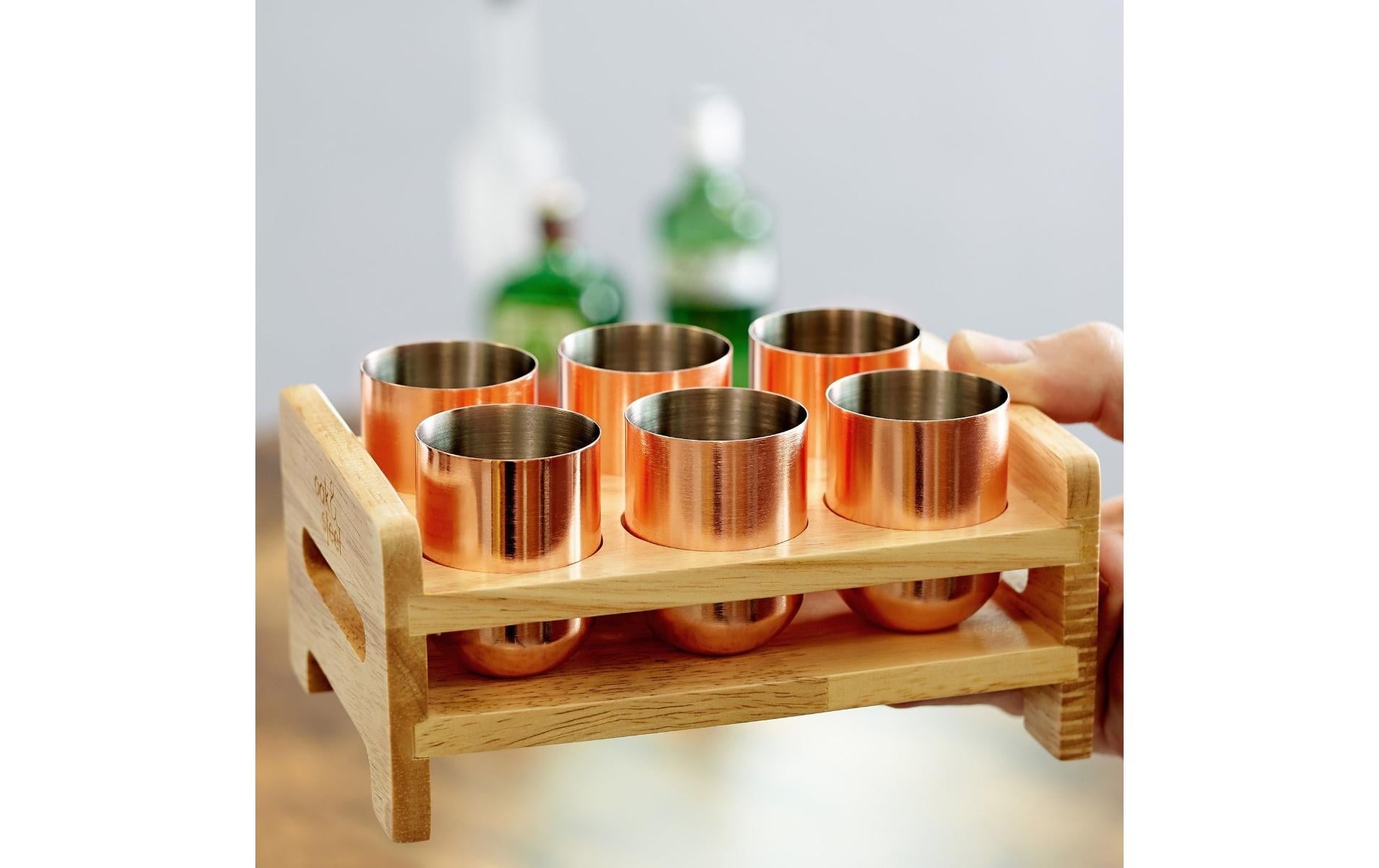 Oak & Steel Schnapsglas 50 ml, 6 Stück, Rosegold