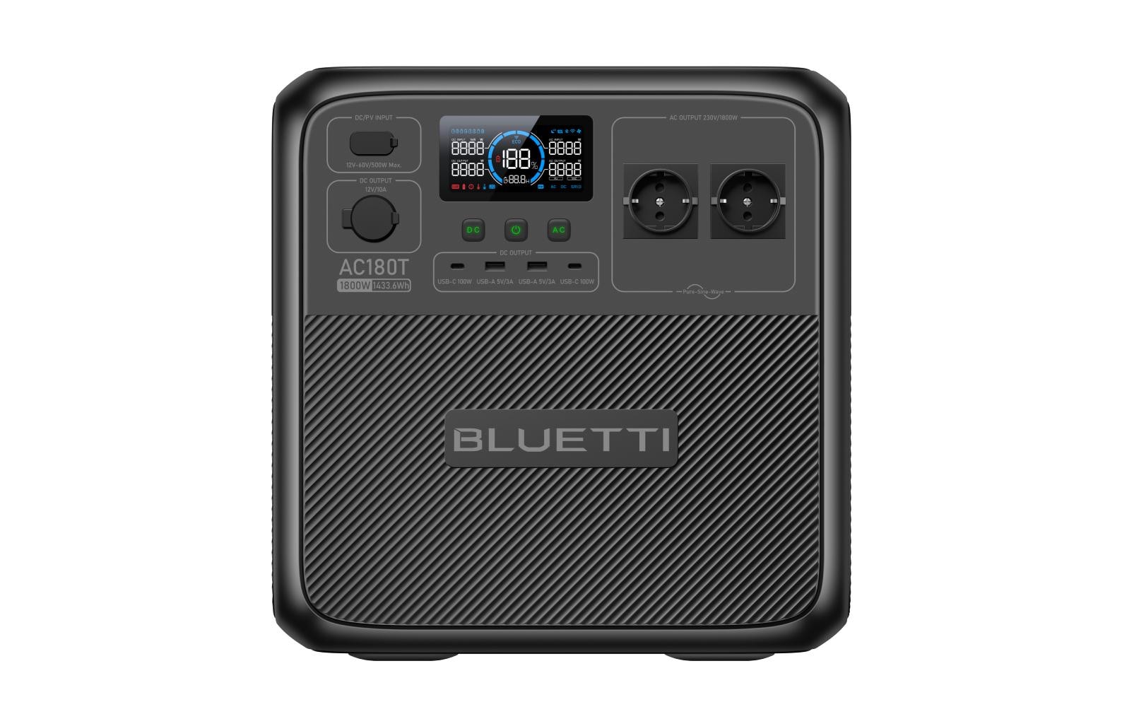 BLUETTI Power Station AC180T 1433 Wh BLUETTI Power Station AC180T 1433 Wh