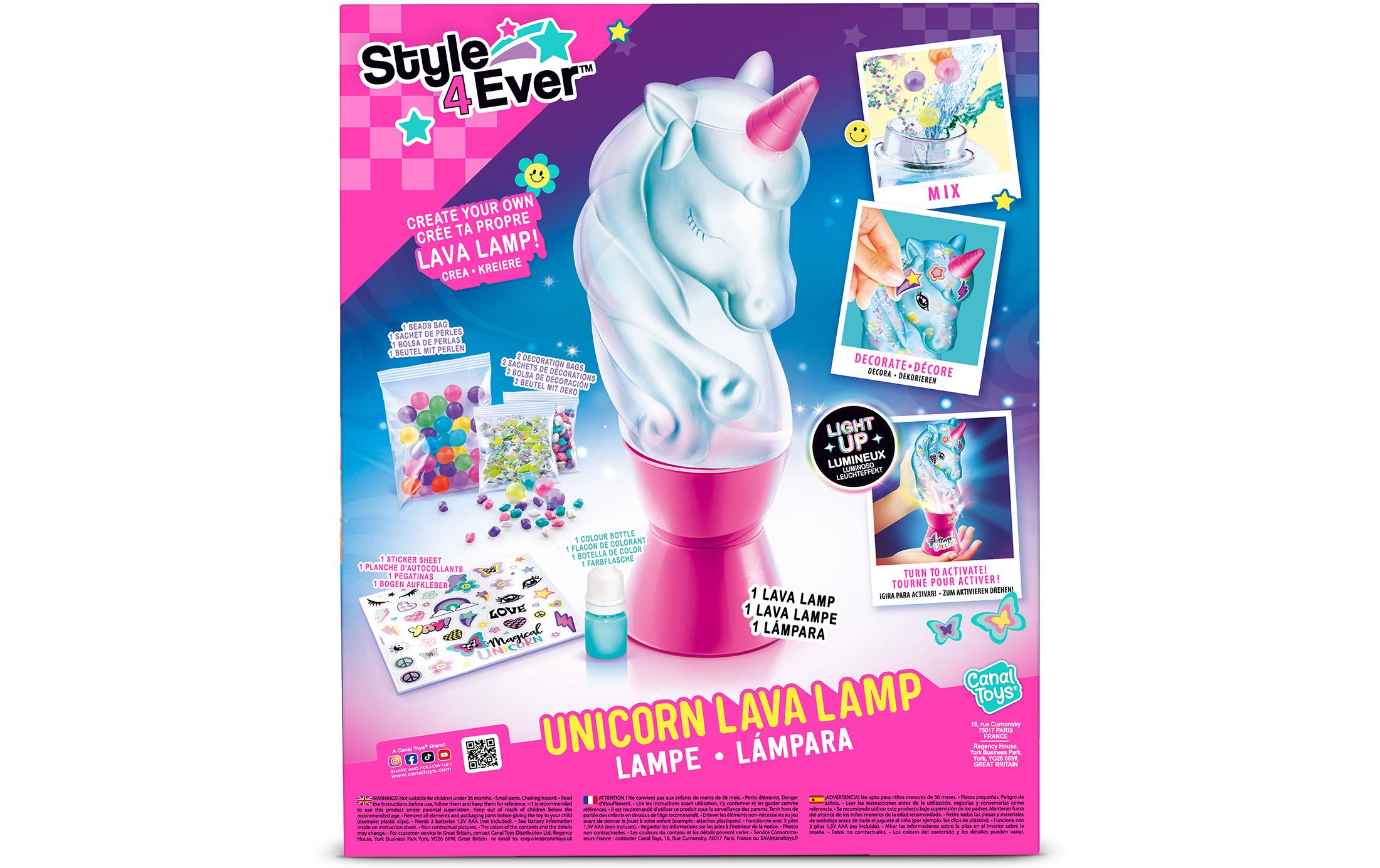 Canal Toys Bastelset Unicorn Lava Lamp DIY