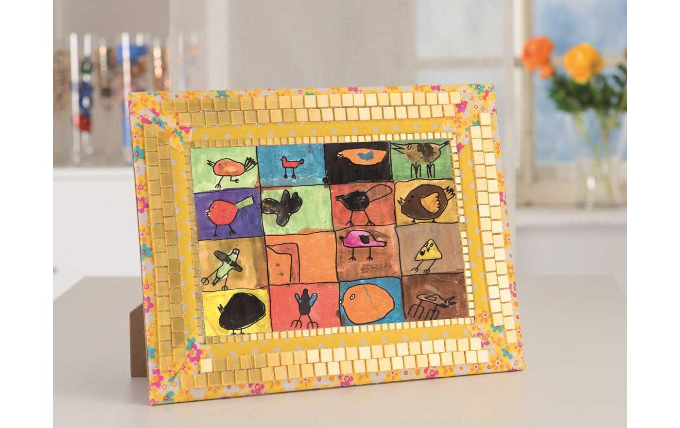 Glorex Selbstklebendes Mosaik Poly-Mosaic 10 mm Gelb Glorex Selbstklebendes Mosaik Poly-Mosaic 10 mm Gelb