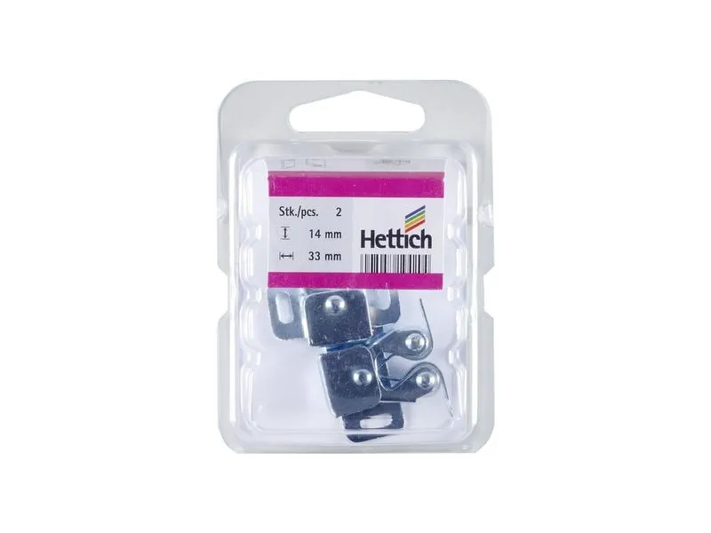 HETTICH Schnappverschluss 14 x 33 x 28 mm Stahl verzinkt