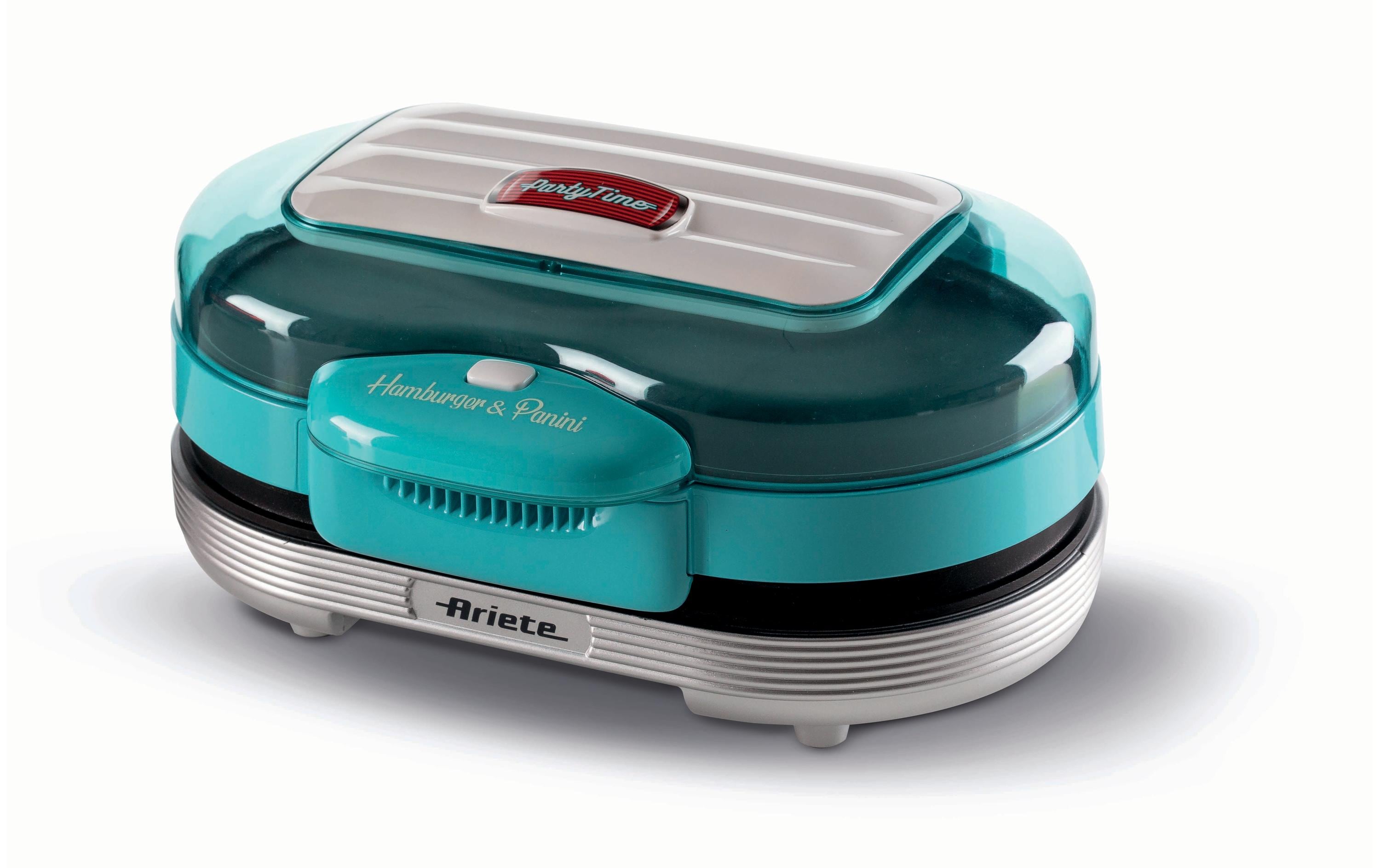 Ariete Hamburger-Grill Party Time ARI-205-BL 1200 W, Blau Ariete Hamburger-Grill Party Time ARI-205-BL 1200 W, Blau