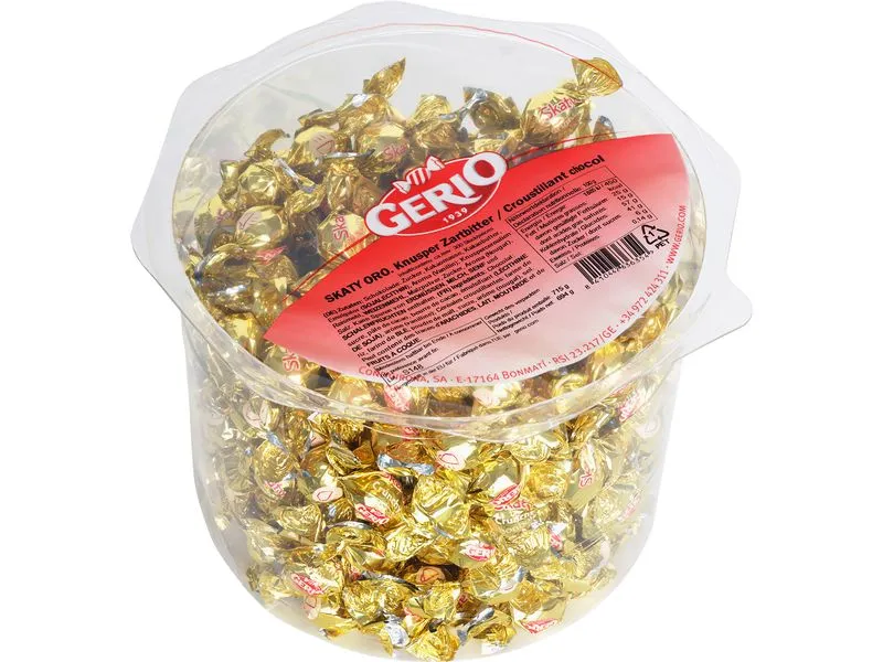 Gerio Knusperpraline zartbitter ~300 Stk. 694 g Gerio Knusperpraline zartbitter ~300 Stk. 694 g