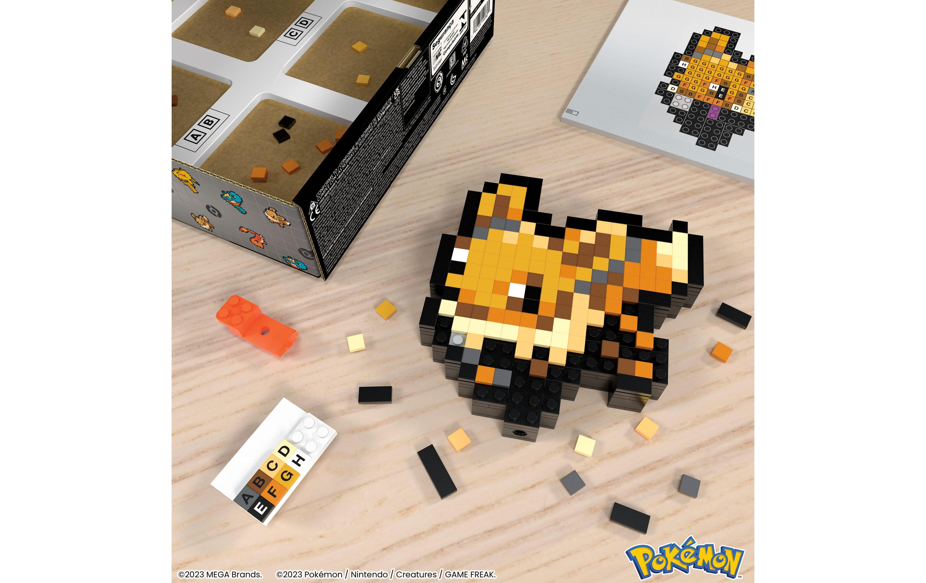 Mega Construx Pokémon Evoli Pixel Art