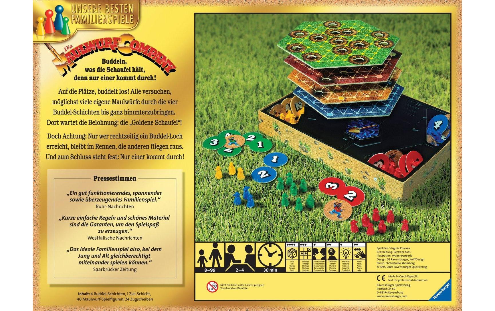 Ravensburger Familienspiel Die Maulwurf Company