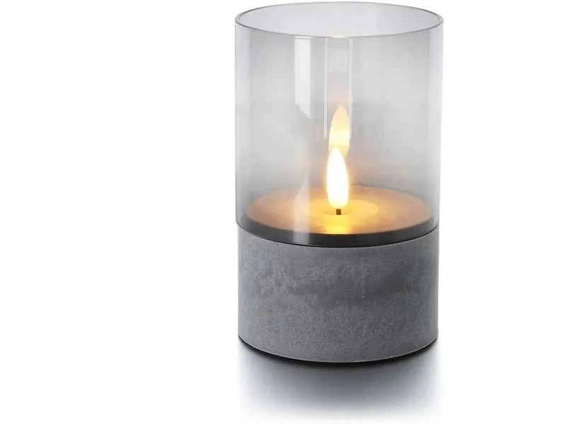 balthasar LED Kerze Gracia, Grau balthasar LED Kerze Gracia, Grau