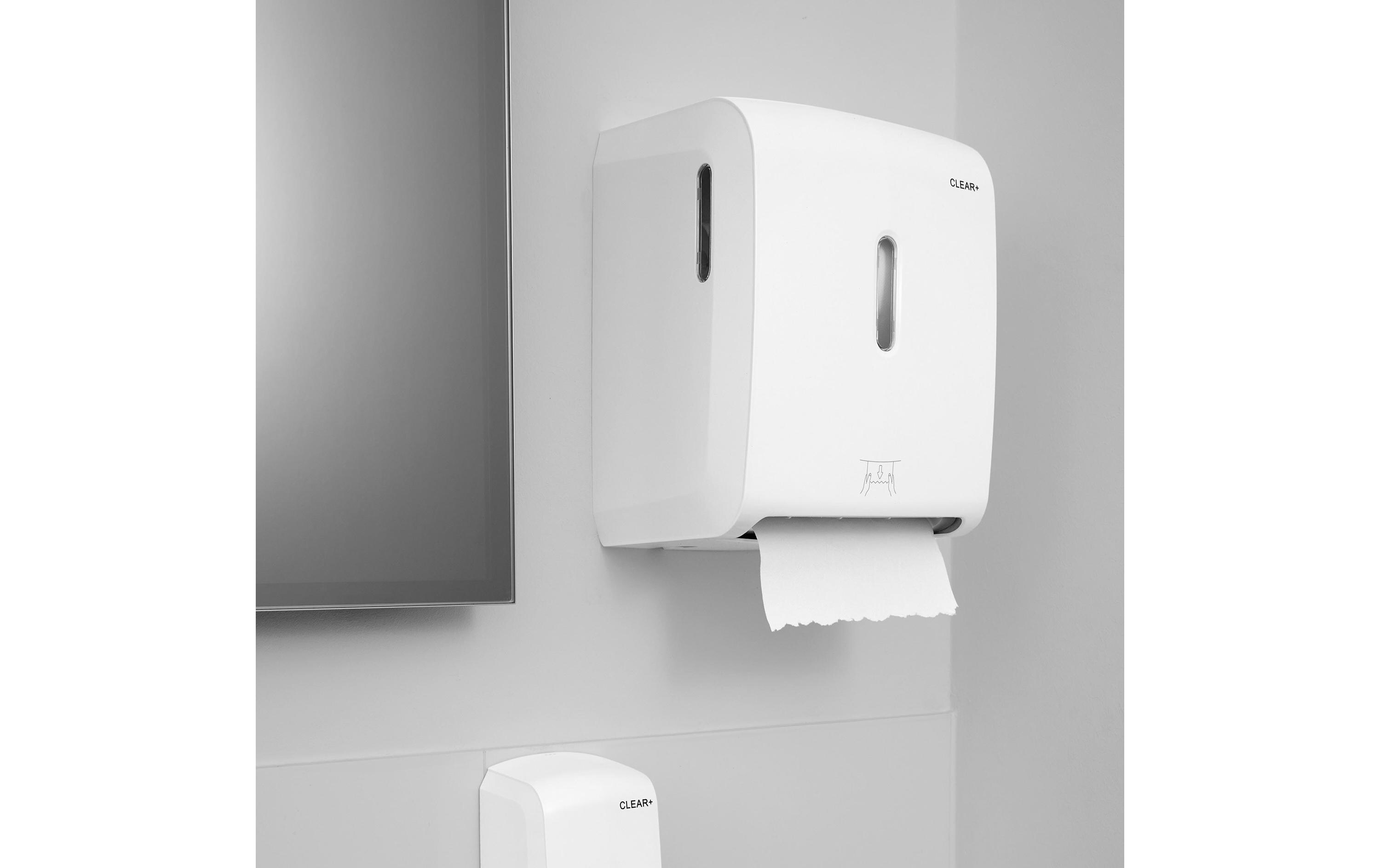 CWS Handtuchrollenspender Weiss