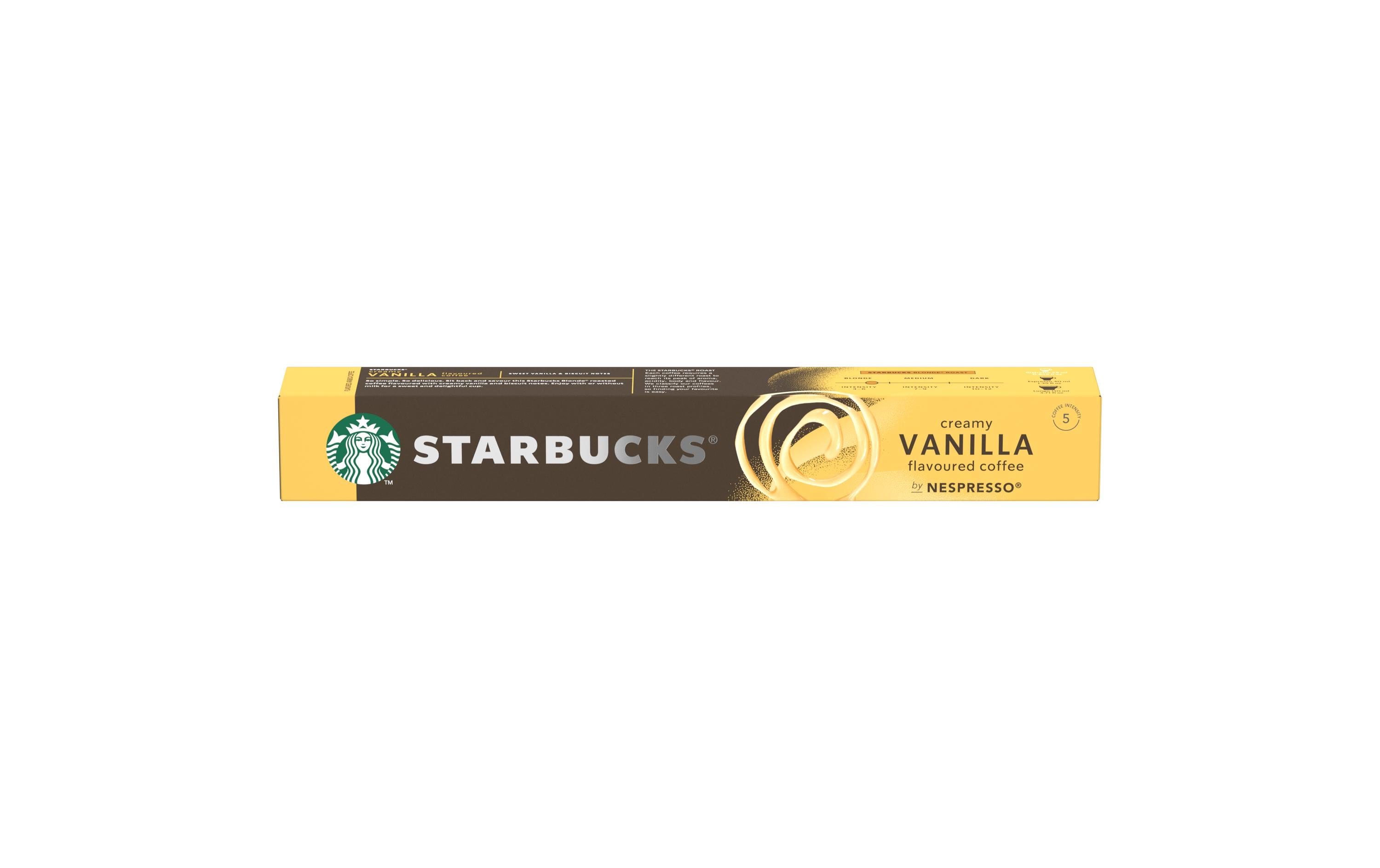 Starbucks Kaffeekapseln Creamy Vanilla by Nespresso Flavoured 10 Stück