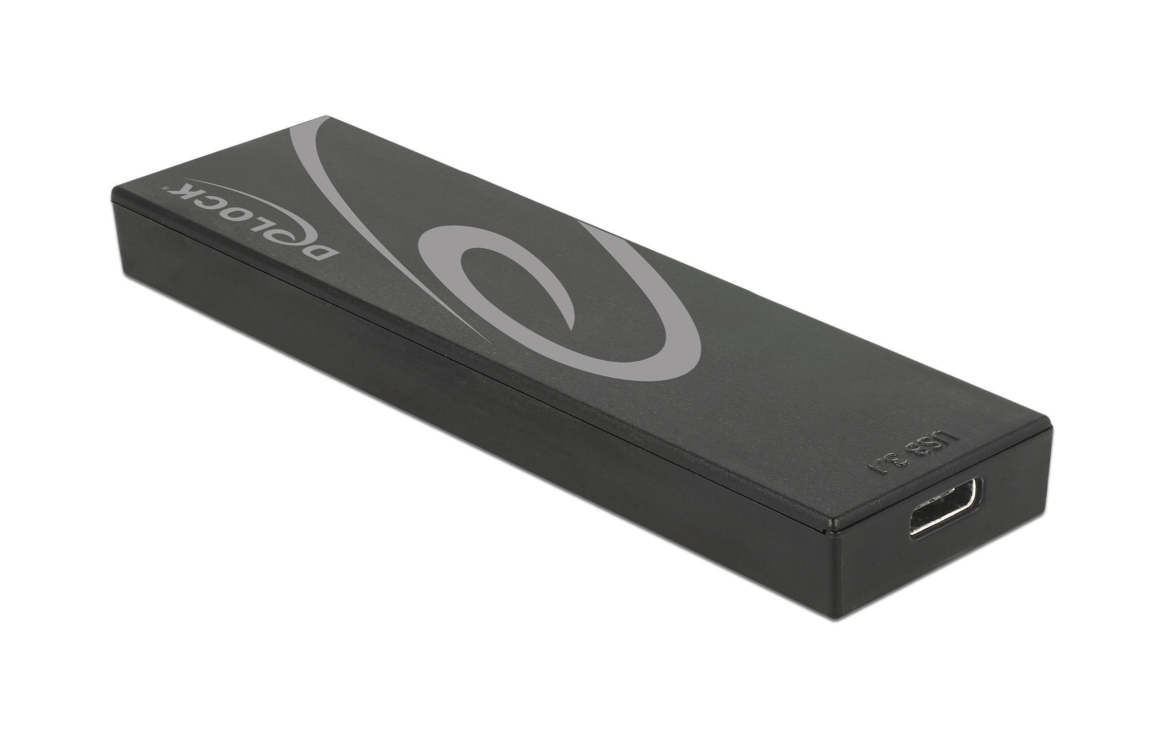 Delock Externes Gehäuse USB-C / SATA-SSD M.2