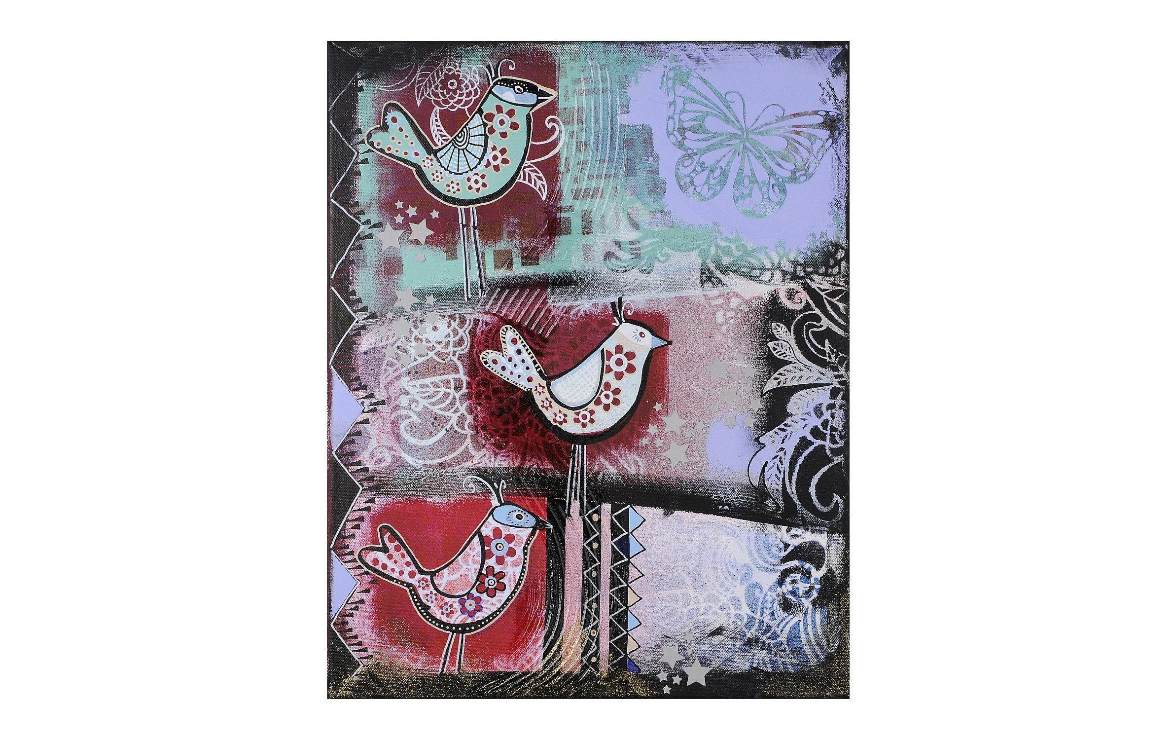 Marabu Synthetikhaarpinsel Creative + School 4 Stück