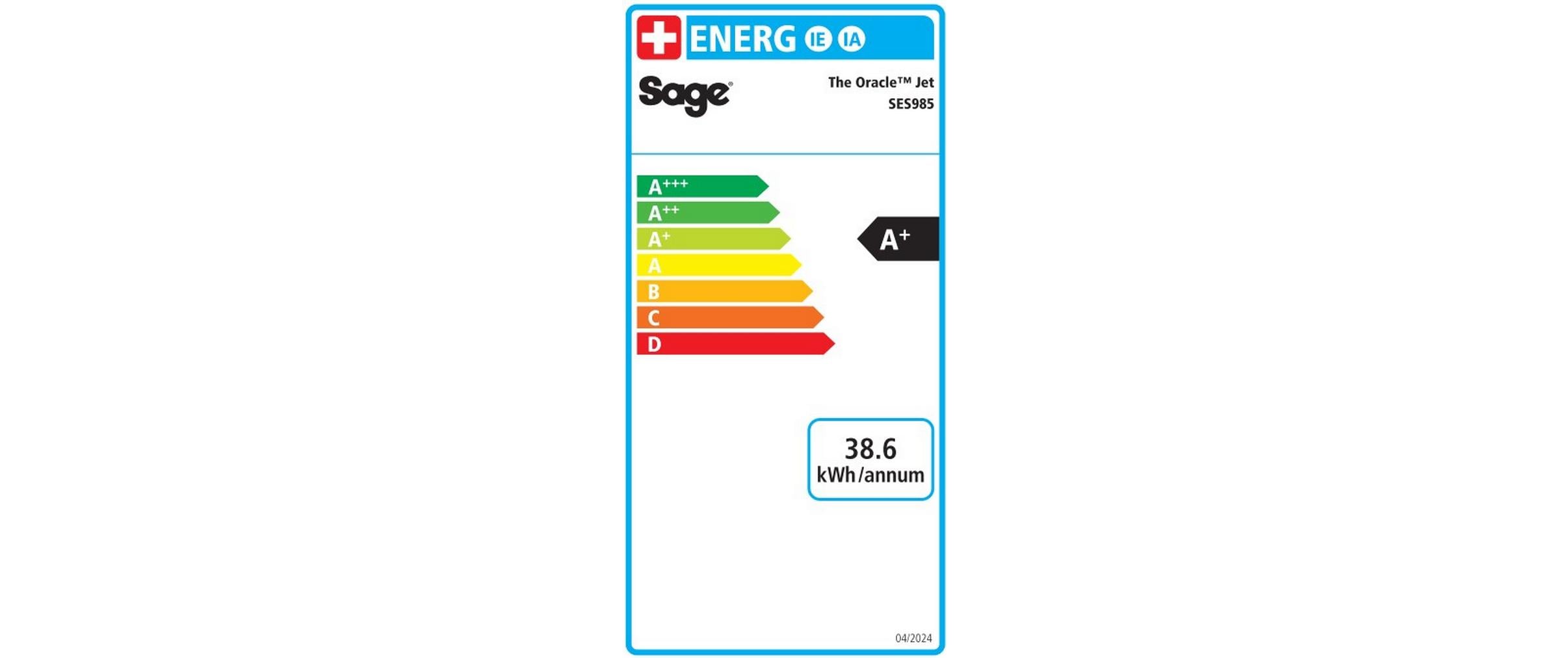 Sage Siebträgermaschine Oracle Jet SES985 Trüffelschwarz
