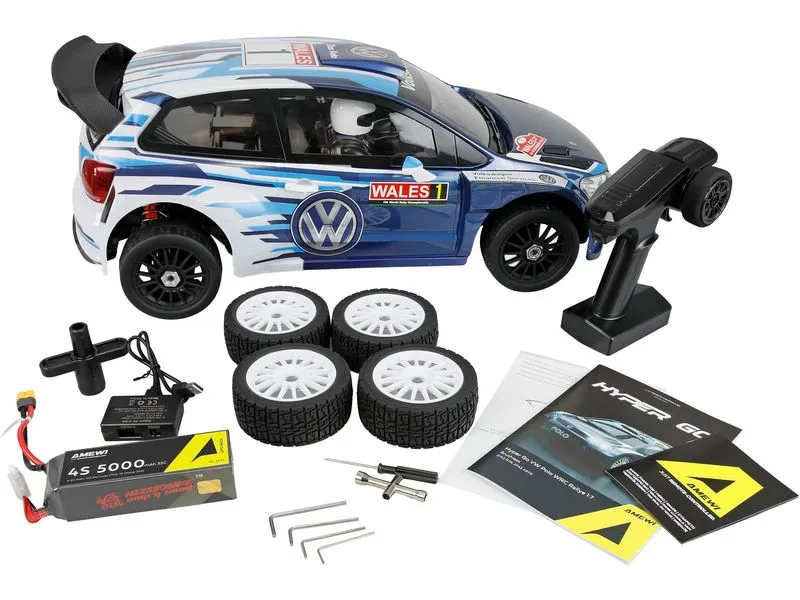 Amewi Rally Hyper Go VW Polo WRC 1:7 RTR Amewi Rally Hyper Go VW Polo WRC 1:7 RTR